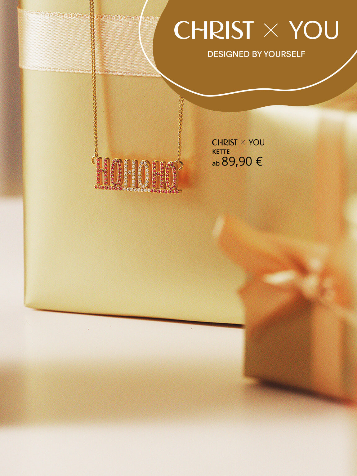 Personalisierbare Schmuckstücke ab 89,90€.