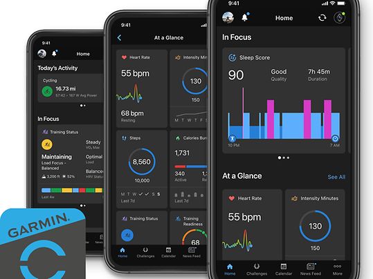 Die Garmin Connect App im Detail.